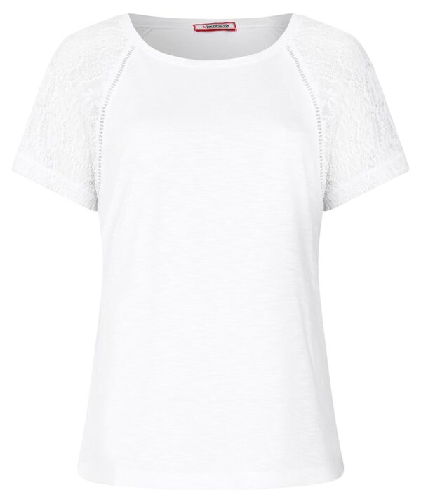Suzie Lace Sleeve T-Shirt