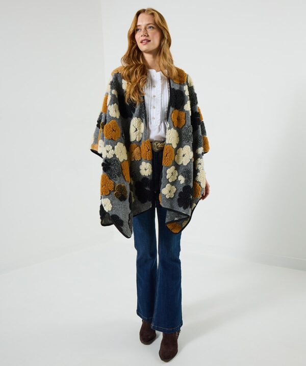 Clara Textured Floral Wrap