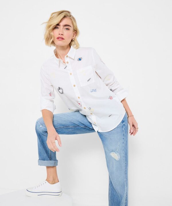 AMNDNI Embroidered Shirt