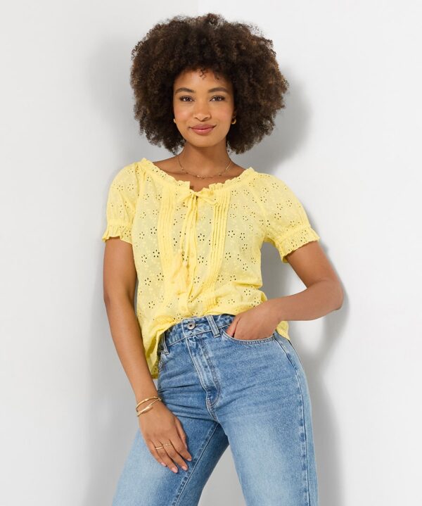 Beautiful Broderie Top