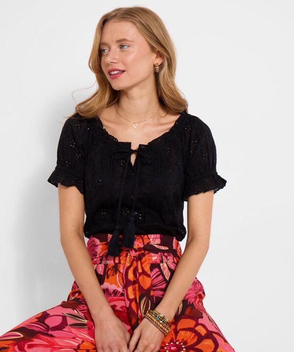 Beautiful Broderie Top