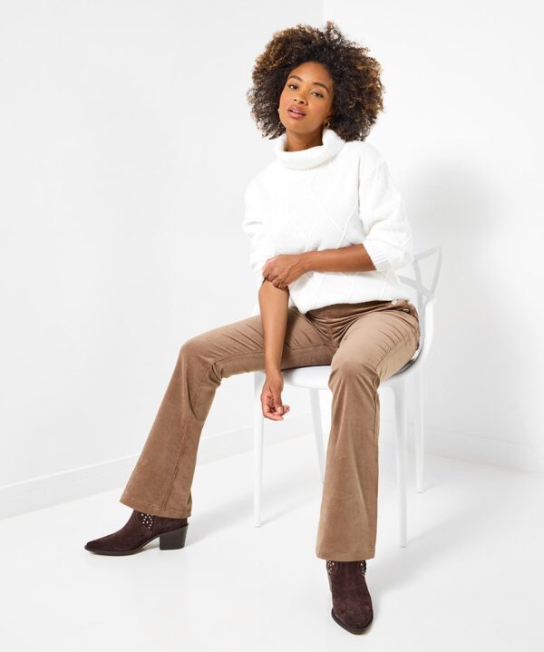 Majestic Moleskin Button Detail Trousers