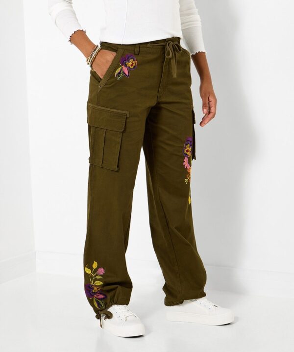 Remarkable Embroidered Cargos