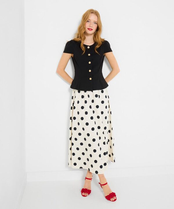 Perfectly Polka Dot Two In One Dress