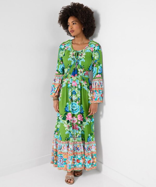 Summer Carnival Printed Maxi Dress