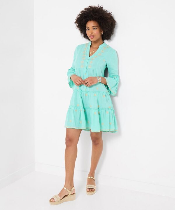 Esme Embroidered Tunic Dress