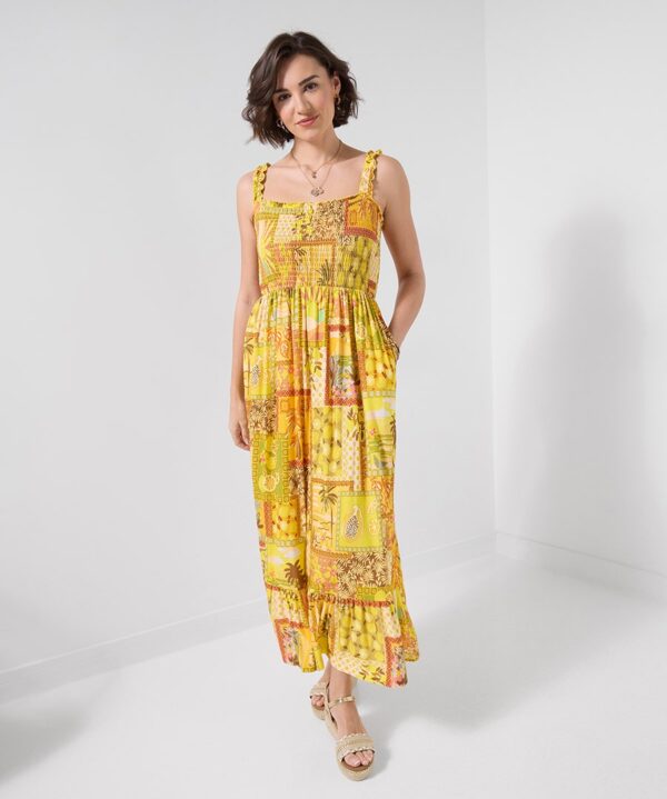 Sunshine Days Jersey Maxi Dress