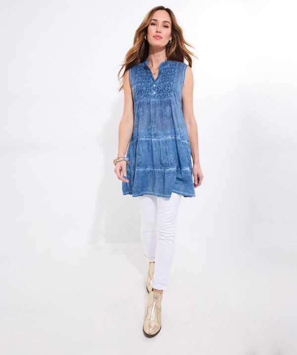 Lana Embroidered Casual Tunic