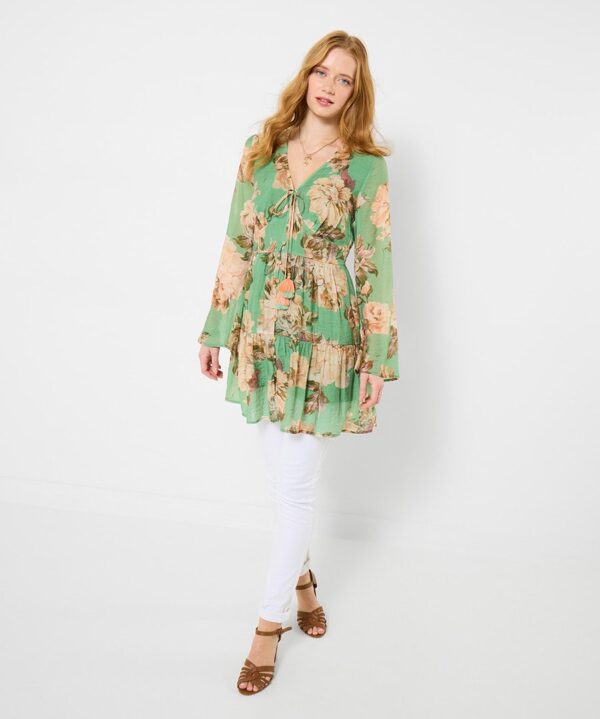 Vintage Florals Tunic Dress