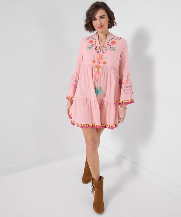 Delightful Doby Tunic Dress